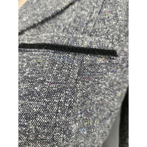 George Multicolor Suit Jacket Blazer Size 6 So Many Colors Woven In - Picture 4 of 10